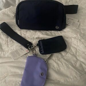 Lululemon Dual Pouch Wristlet + Everywhere 1L Bag Bundle Set